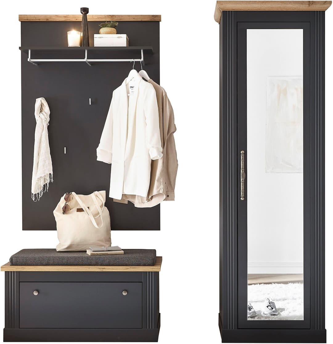 OTTO home Garderoben-Set WESTMINSTER | Grau