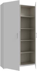 FORTE Kleiderschrank | Weiß 5