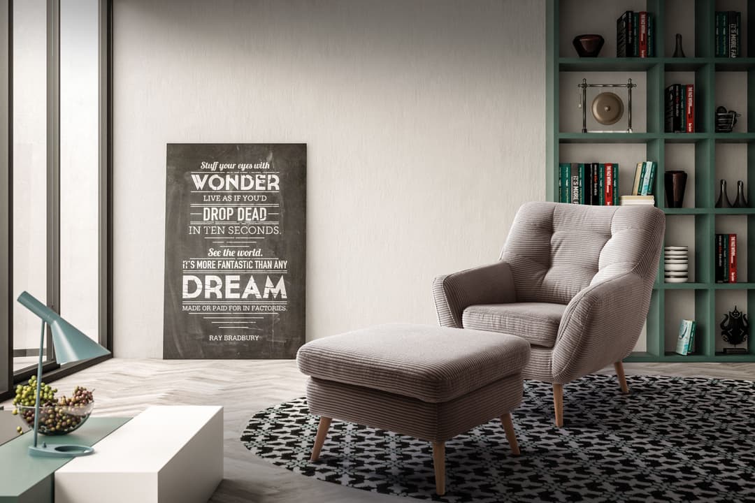 exxpo - sofa fashion Sessel Scandi | Braun