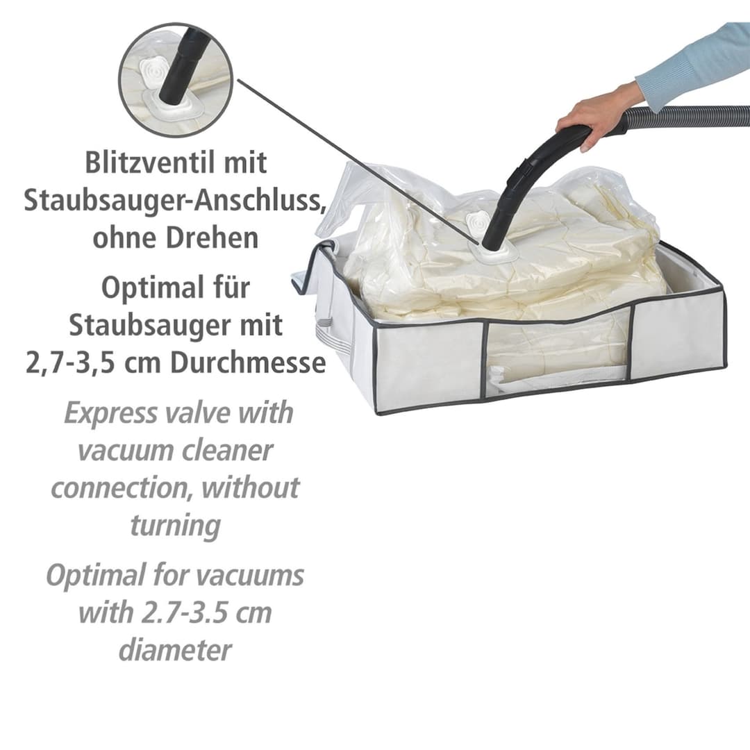 Wenko Unterbettkommode Vakuum Soft Box | Mehrfarbig