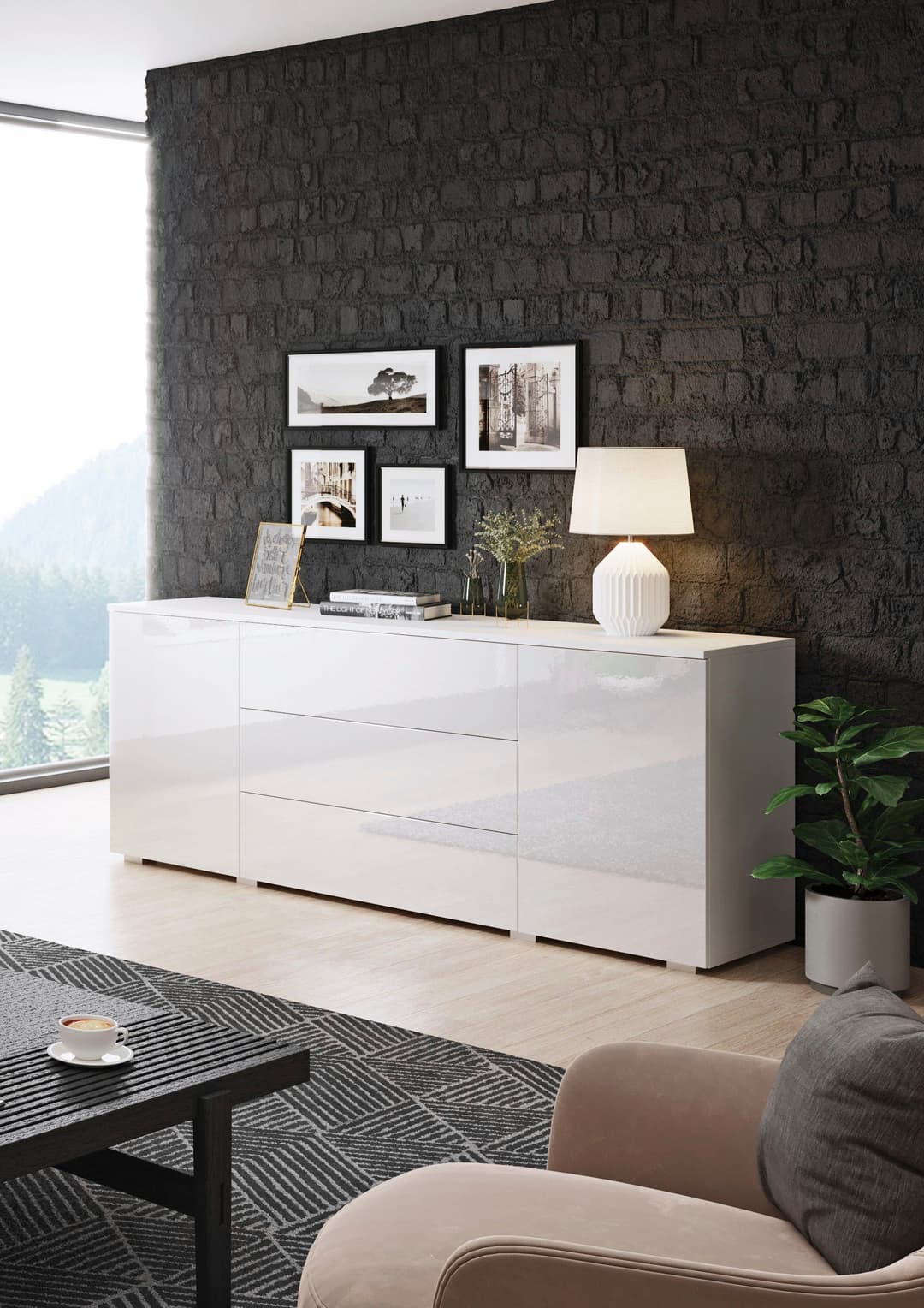 OTTO home Sideboard PARIS | Weiß