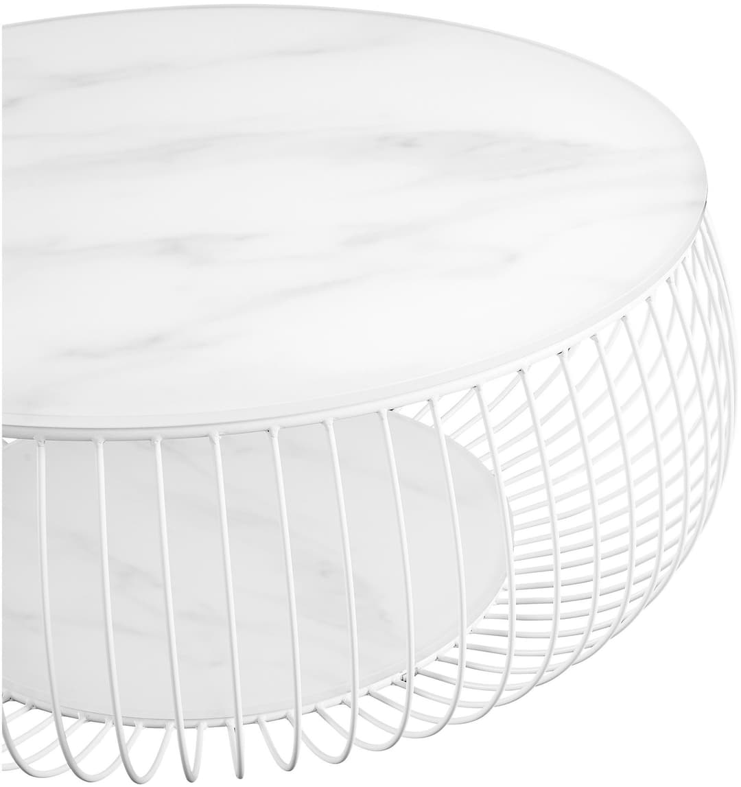 SalesFever Couchtisch Coffeetable | Weiß