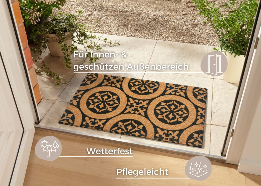 HANSE Home Fußmatte Ornaments | Mehrfarbig