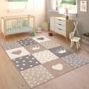 Paco Home Kinderteppich Cosmo 339 | Beige