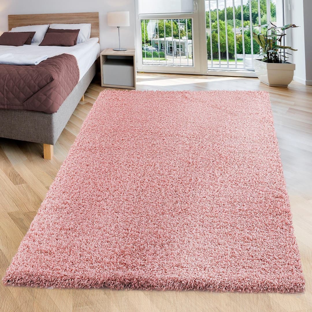 Sanat Hochflor-Teppich LOCA | Rosa