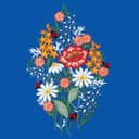 W. Reuter & Sohn - Plauener Spitze® Fensterbild Sommerstrauß 2