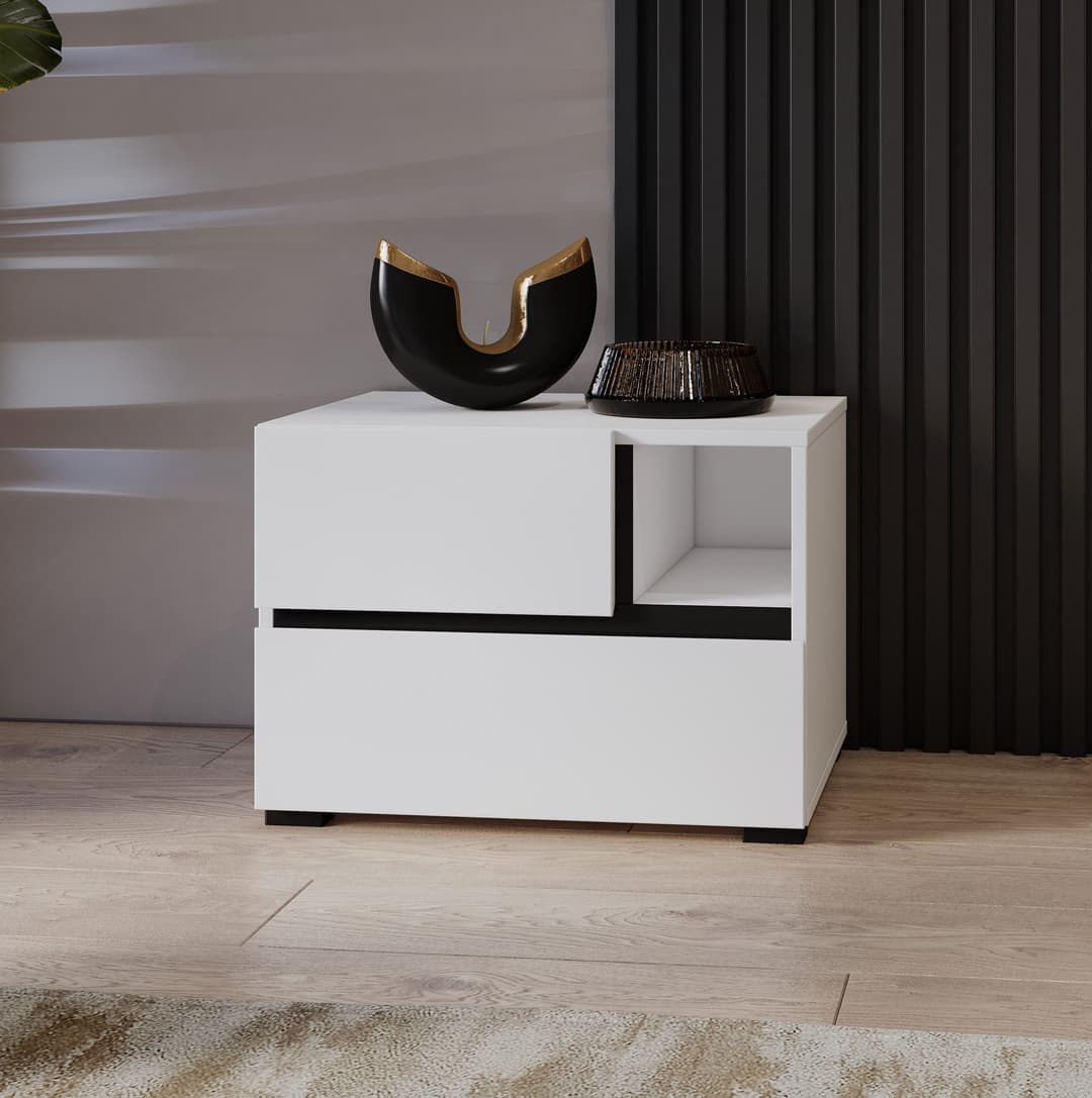 OTTO home Nachtkommode Cross | Weiß