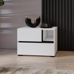 OTTO home Nachtkommode Cross | Weiß