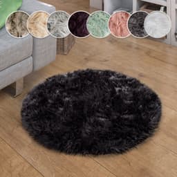 Paco Home Fellteppich Playa 960 | Schwarz
