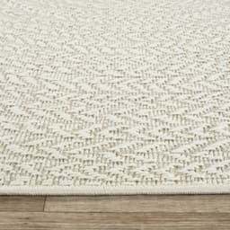the carpet Teppich Kansas rund | Beige