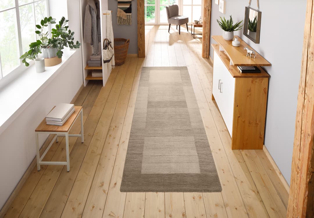 THEKO Gabbeh Super Wollteppich | Braun