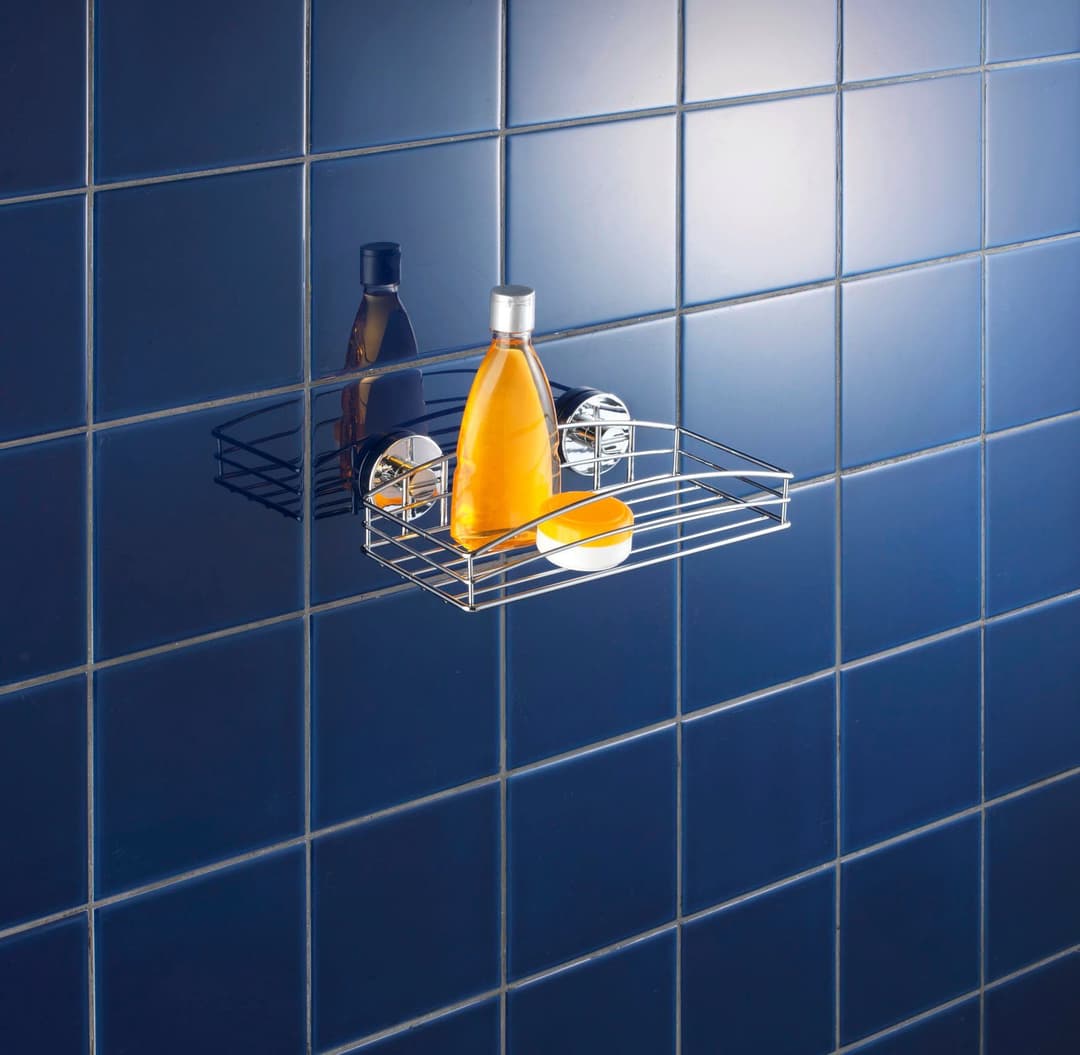 Wenko Duschablage Vacuum-Loc® | Silber
