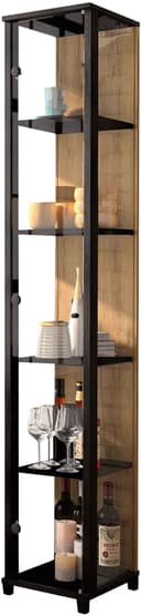 fif möbel Vitrine OPTIMA | Holztöne