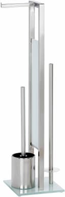 WENKO WC-Garnitur Rivalta | Silber