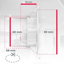 B.K.Licht LED Einbauleuchte 6er Set | Weiß