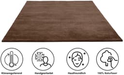 OTTO home Wollteppich Gabbo Natur | Braun