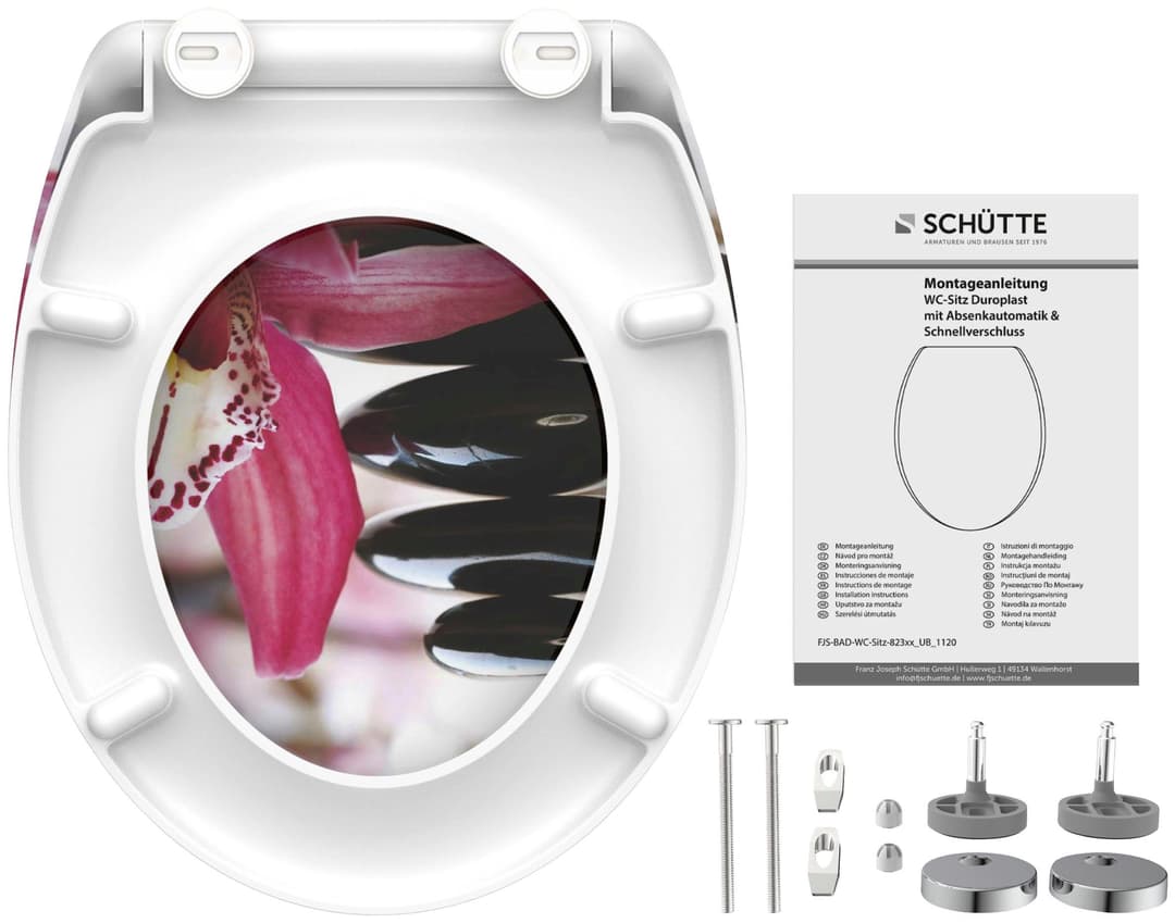 Schütte WC-Sitz Wellness | Mehrfarbig