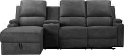 OTTO home Ecksofa NAPORI Multimediasofa | Grau