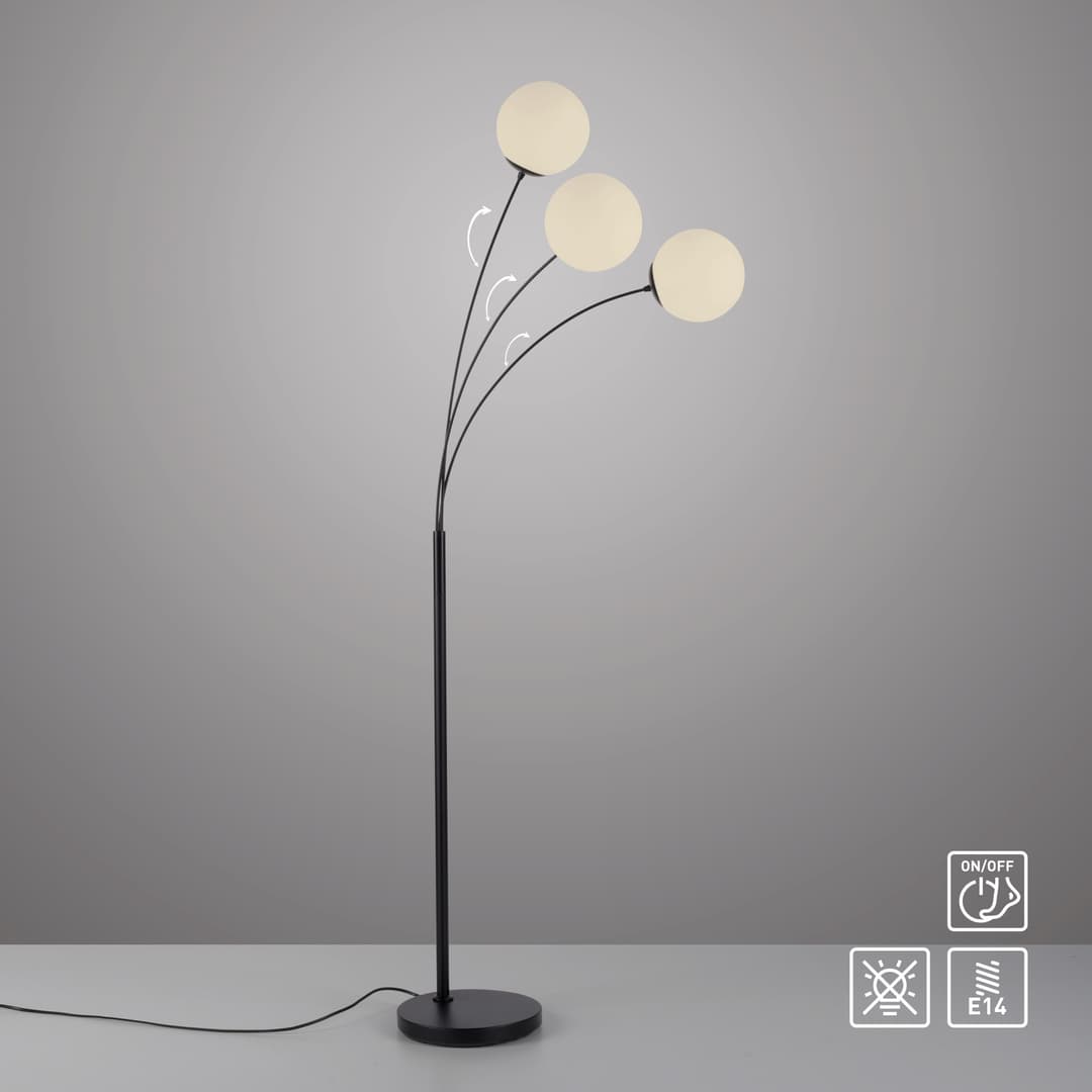 OTTO home Stehlampe Nellin | Schwarz