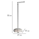 WENKO Toilettenpapierhalter | Silber 5