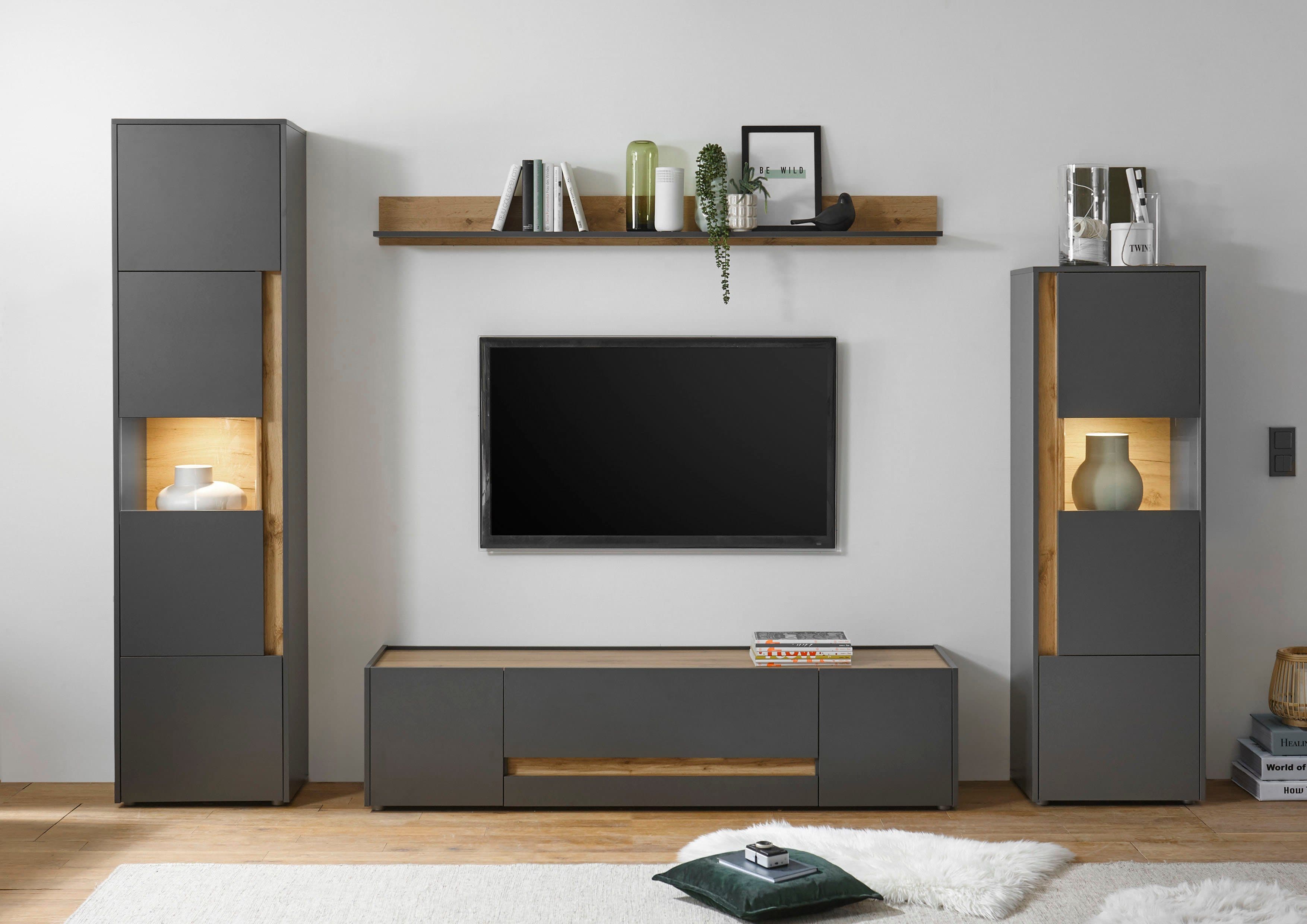 Home affaire Wohnwand City/Giron | Grau