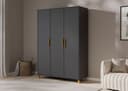 rauch SHINJO Kleiderschrank | Grau 2