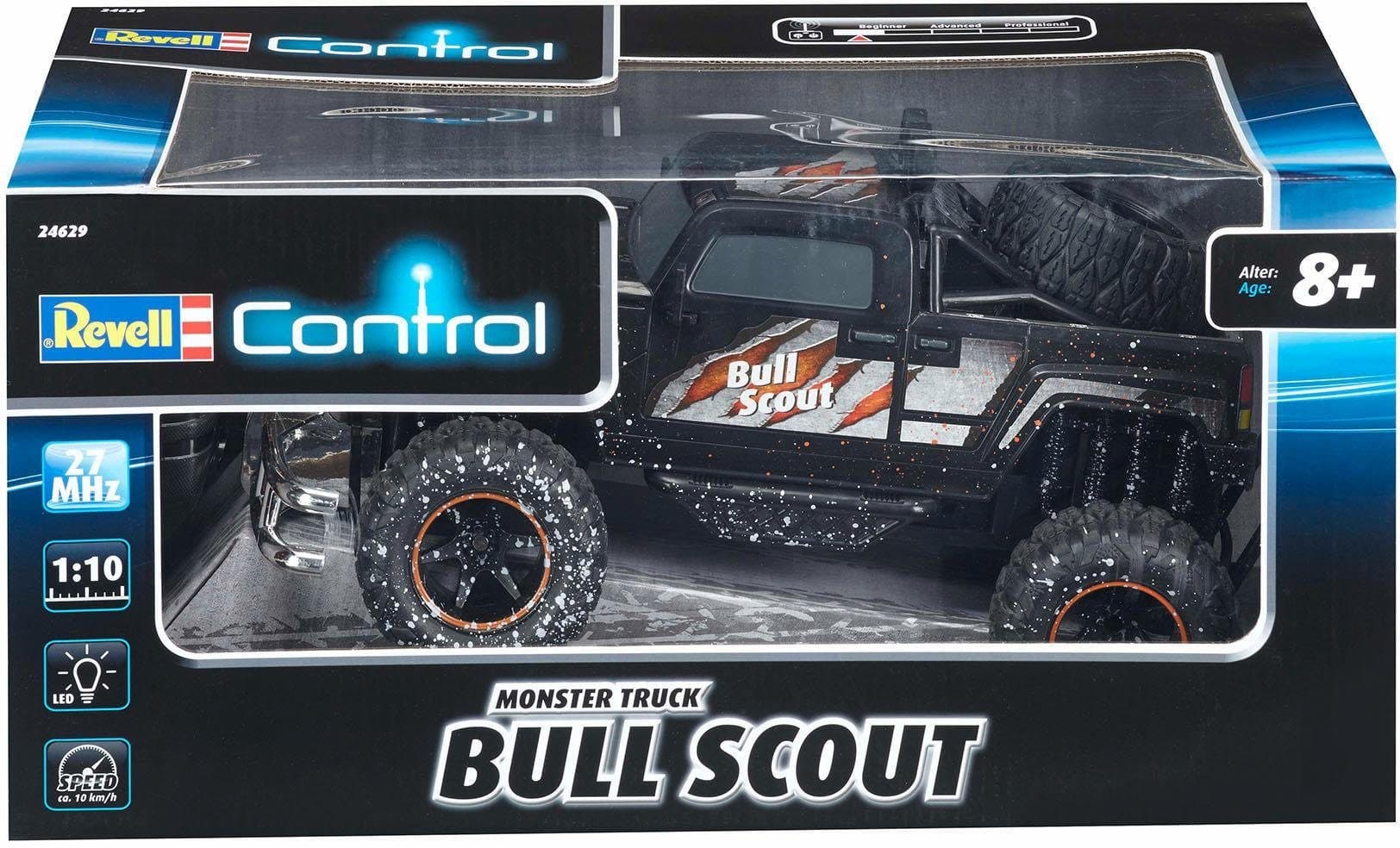 Revell® control, RC Monster Truck Bull Scout | Schwarz