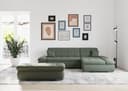 DOMO collection Ecksofa Moric | Grün 4