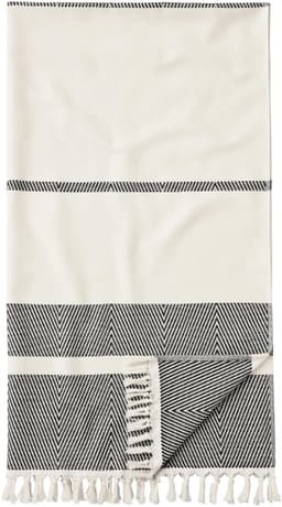 Egeria Hamamtuch Pestemal Herringbone | Grau