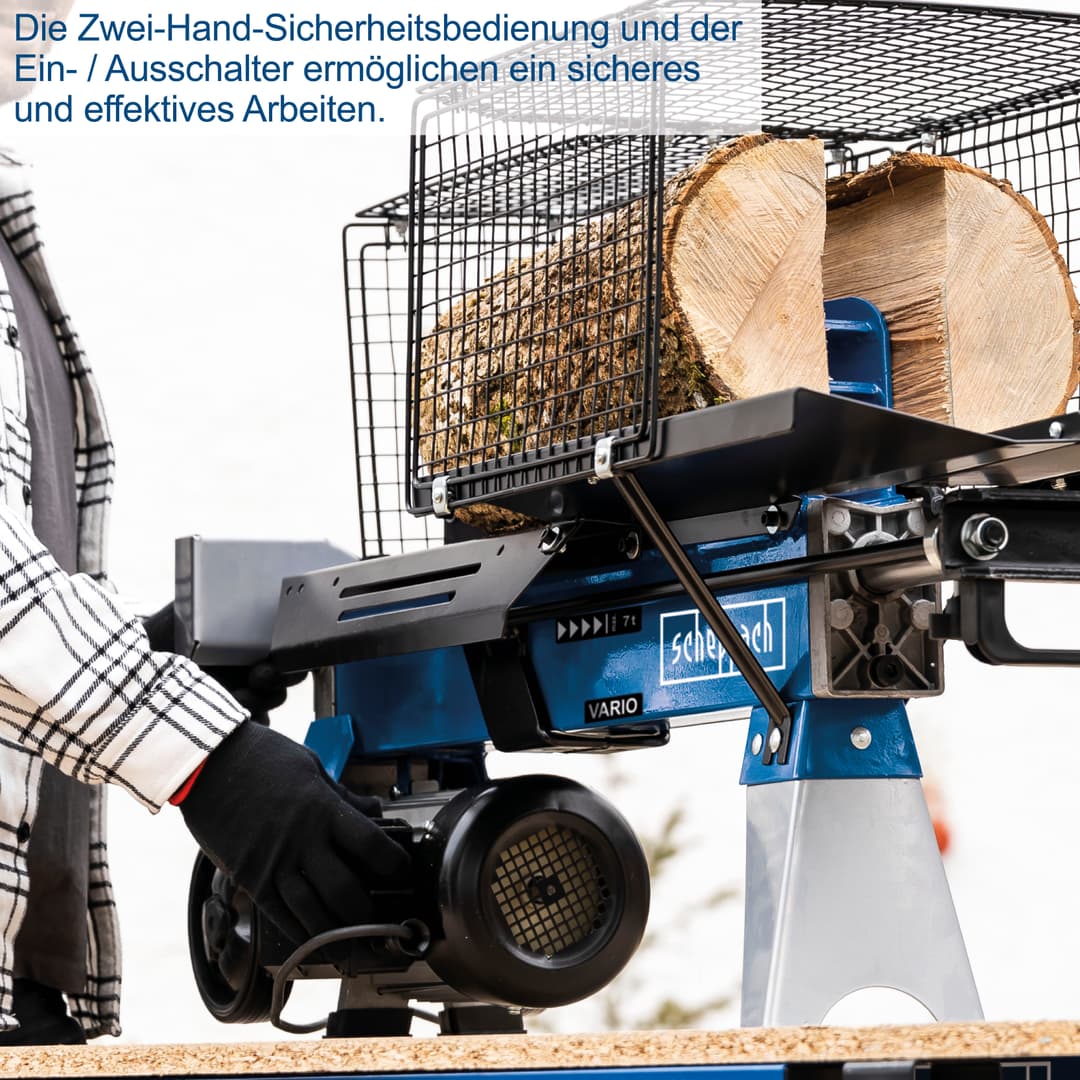 Scheppach Holzspalter HL760L | Blau