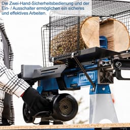 Scheppach Holzspalter HL760L | Blau