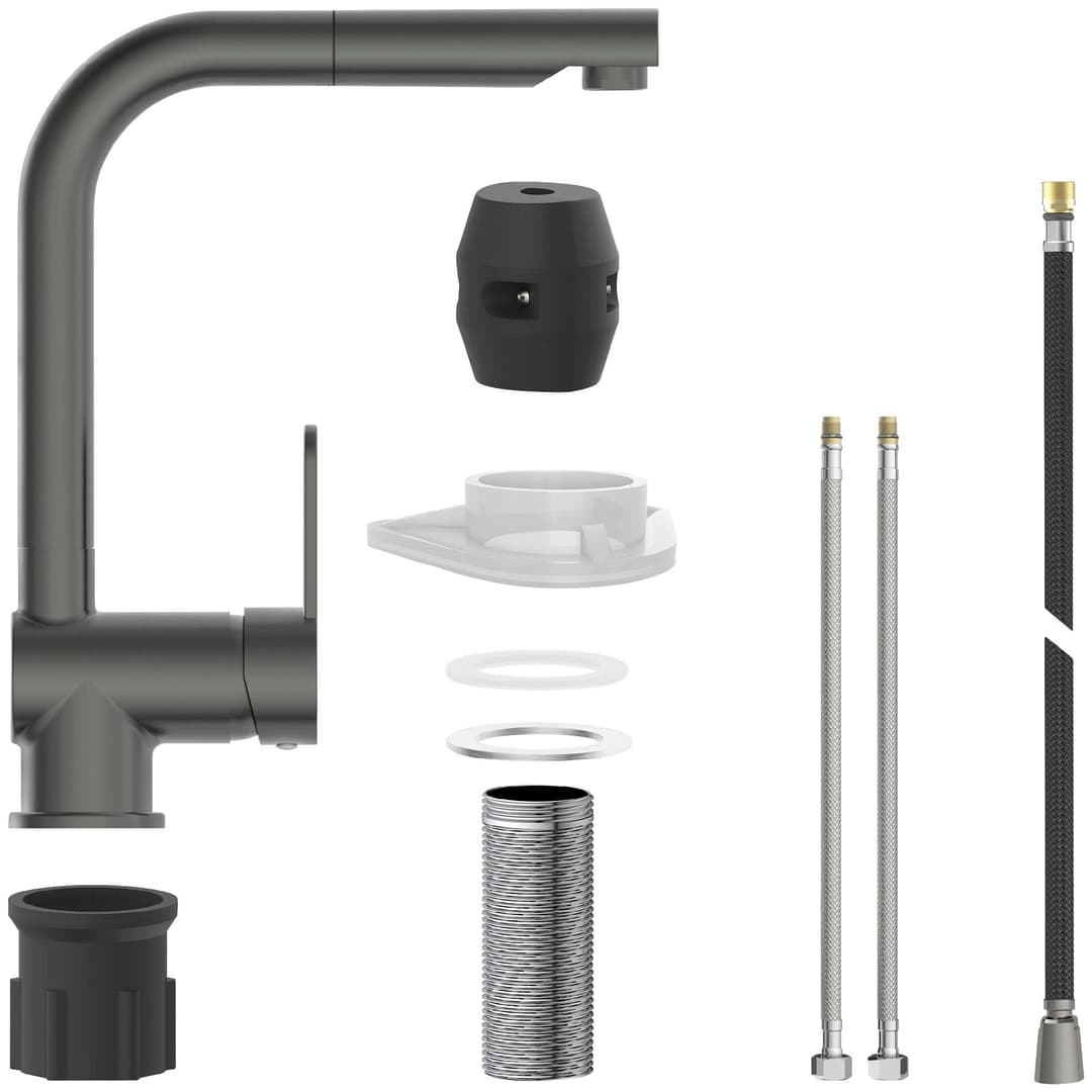 Schütte LONDON Spültischarmatur | Grau