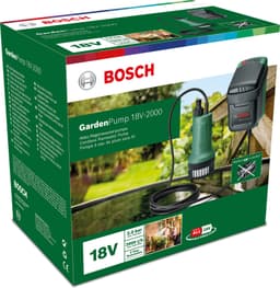 Bosch Home & Garden GardenPump 18V-2000 | Schwarz