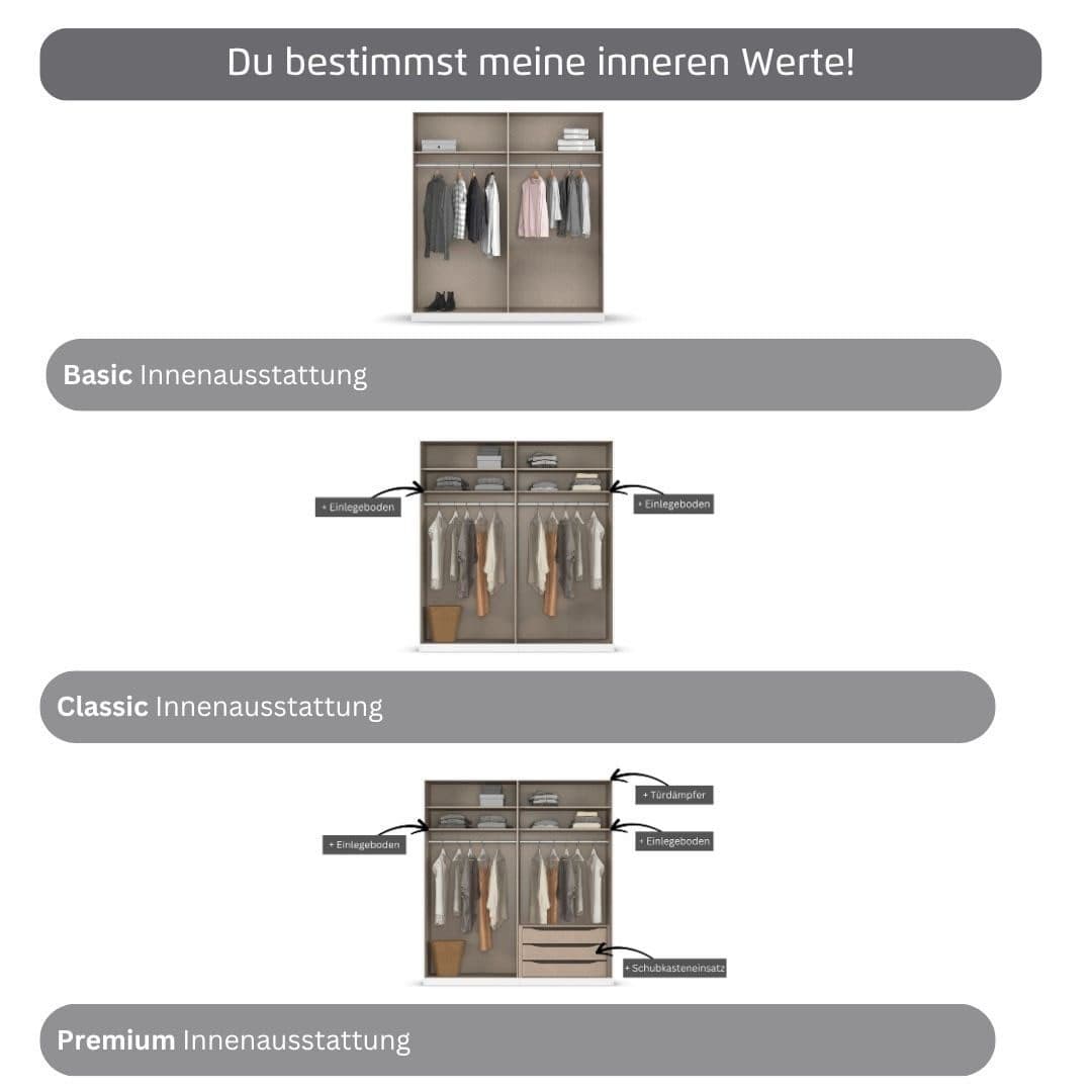 rauch Kleiderschrank AVOLA | Weiß