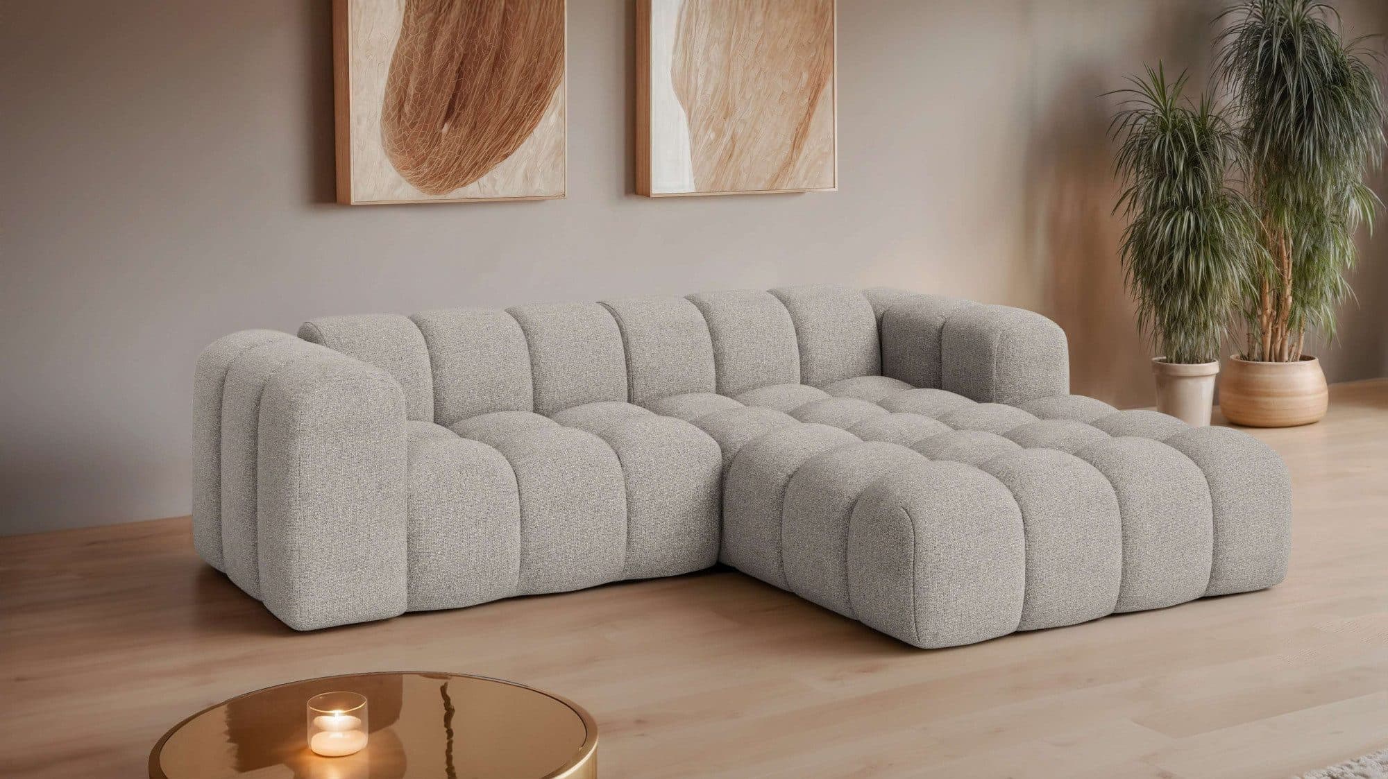 OTTO home Ecksofa KALLIE L-Form, 248 cm | Beige