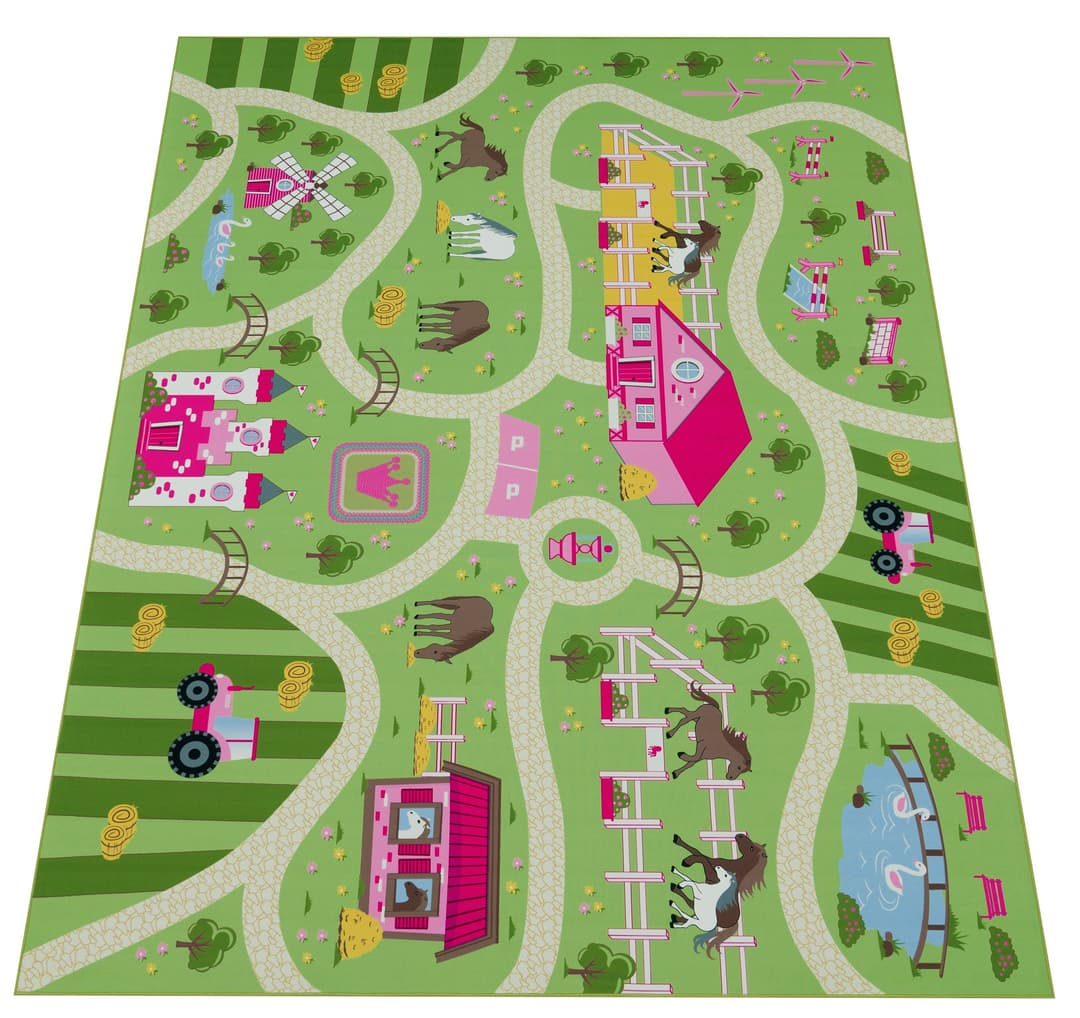 Paco Home Kinderteppich Bino 560 | Grün