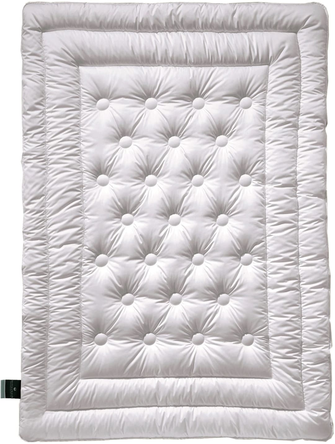 billerbeck Naturhaarbettdecke Natur Classic 342 Brilliant Light | Weiß