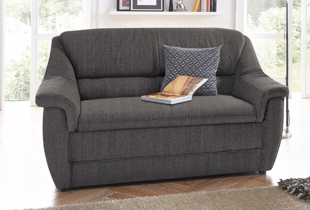 DOMO collection 2-Sitzer Lale Sofa | Grau