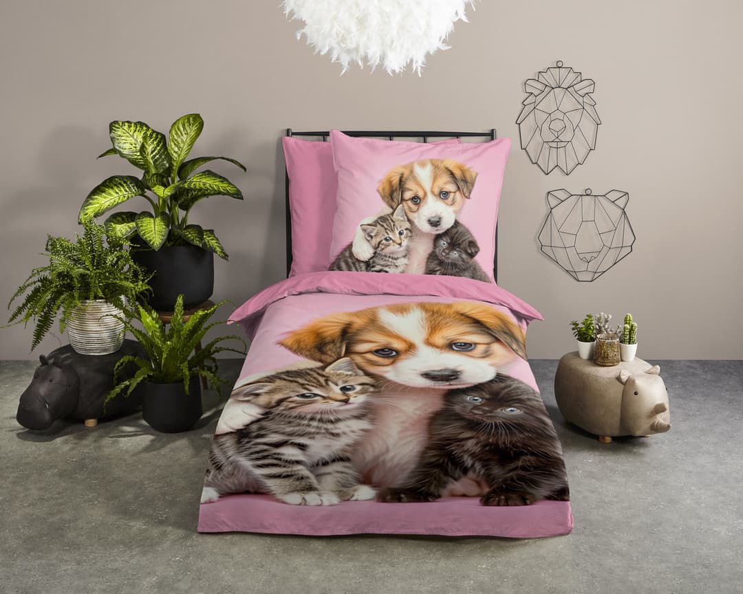 PURE luxury collection Kinderbettwäsche Amis | Rosa