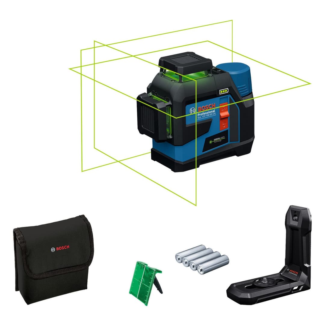 Bosch Professional Linienlaser GLL 12V-100-33 CG | Blau