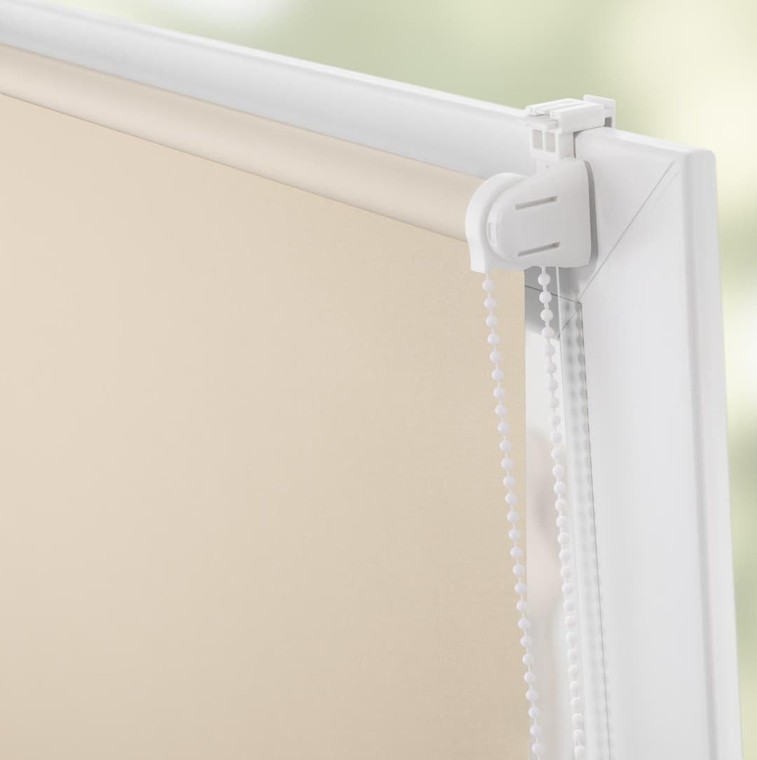Seitenzugrollo Uni Rollo | Beige