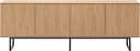 Home affaire Lowboard Lund | Schwarz 2