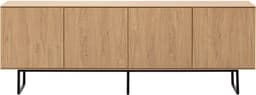Home affaire Lowboard Lund | Schwarz