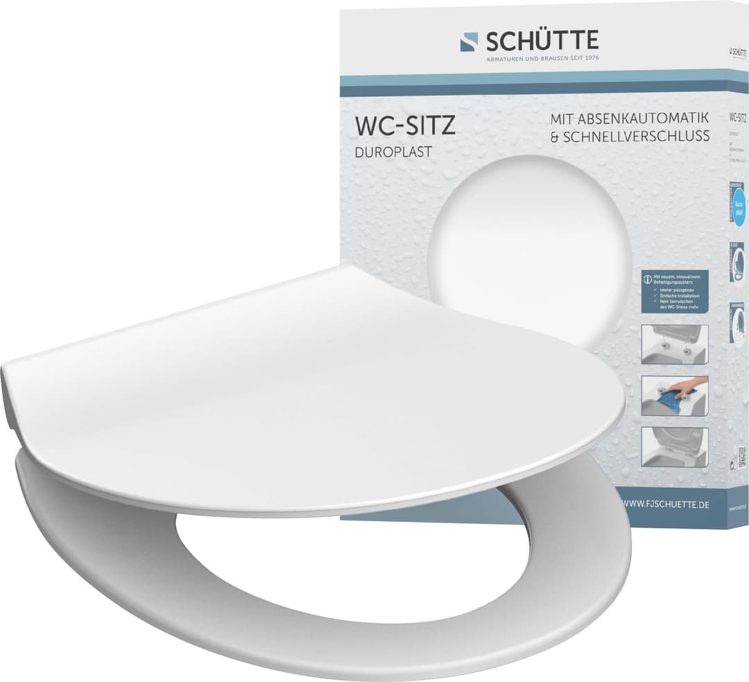 Schütte WC-Sitz SLIM | Weiß