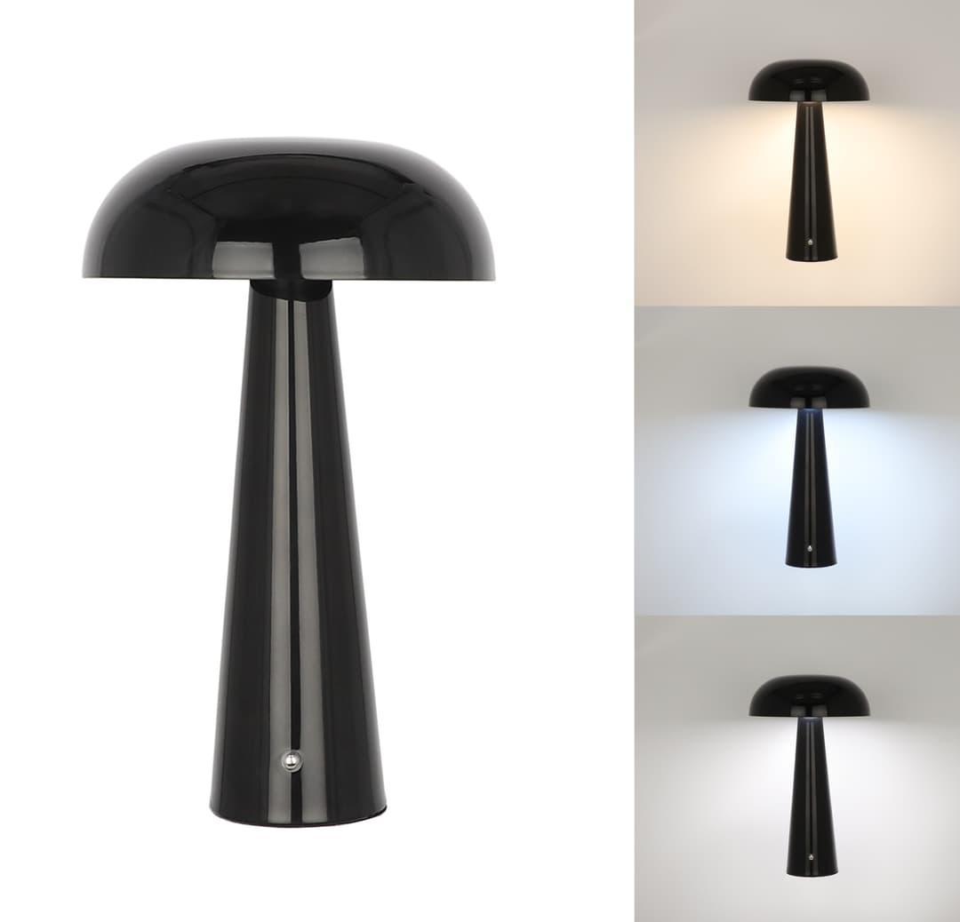 OTTO home LED Tischleuchte Katniss | Schwarz