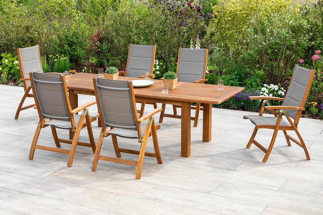 MERXX Garten-Essgruppe Acapulco | Holztöne