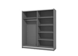 INOSIGN Schwebetürenschrank Sierra | Grau