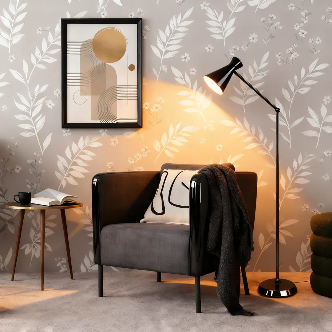 OTTO home Stehlampe Renell | Schwarz