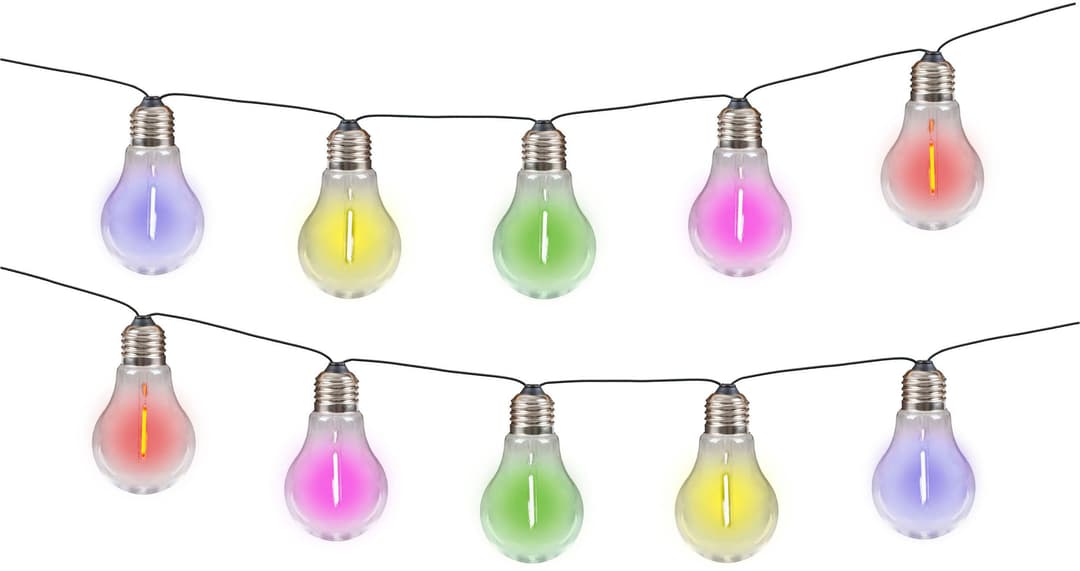 näve LED-Lichterkette Linda | Mehrfarbig
