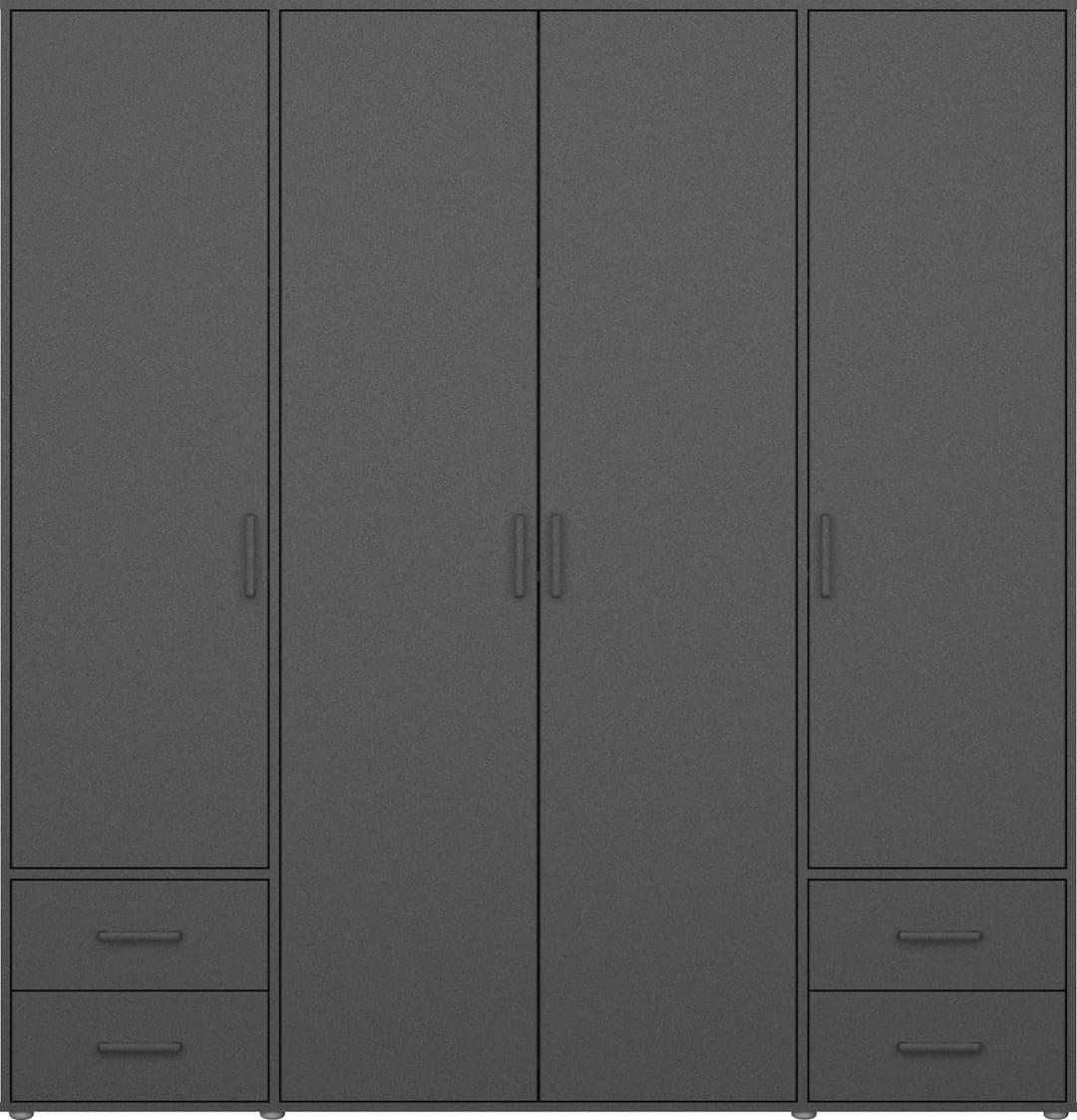rauch VOYAGER Kleiderschrank | Grau